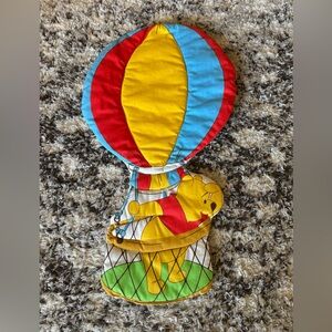 Vintage Winnie the Pooh cloth hanging decor
